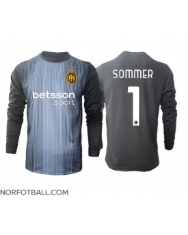 Billige Fotballdrakt Inter Milan Yann Sommer #1 Keeper Replika Hjemmedrakt 2025-26 Langermet